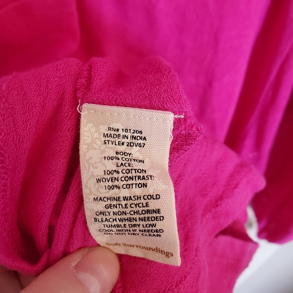 Soft Surroundings Pink Blouse - Picture 8 of 8
